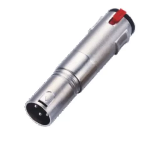 Metex MCK A019FM 6,35mm Kilitli Dişi Jak to 3P XLR Erkek Adaptör