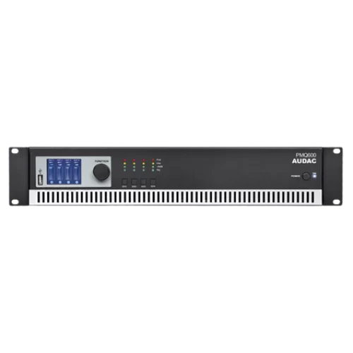 AUDAC PMQ600 4x600W/4 ohm Digital DSP Power Amfi