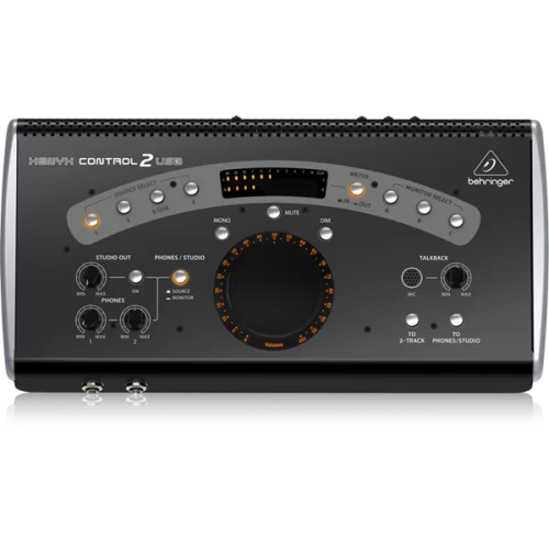 Behringer MONITOR2USB High-End Studio Control and Communication Center with VCA Control and USB Audio Interface