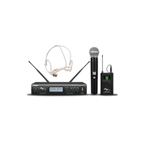 SSP WM402/3H El+Headset Kablosuz Mikrofon Seti 735-785MHz