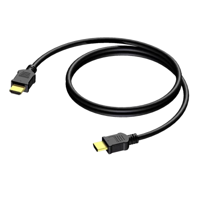 Procab BSV110/1 HIGH SPEED HDMI W ETHERNET - HDMI MALE A - 30 AWG - Ultra HD 4K 2160p - 1M