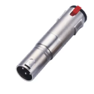 Metex MCK A019FM 6,35mm Kilitli Dişi Jak to 3P XLR Erkek Adaptör