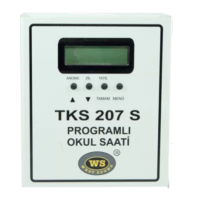 West TKS 207 S USB Dijital Okul Zili 6 Melodi, Duvar Tipi