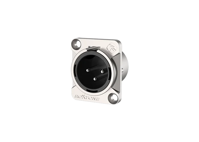 Roxtone RX3MD-NT şasi tip Xlr Erkek Konnektör, 3 Pin