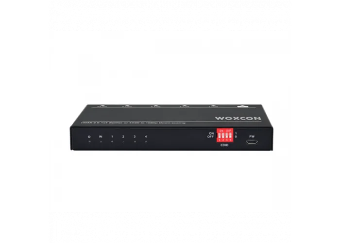 Woxcon SUH4E-H2 - 1:4 HDMI Splitter, 4K@60