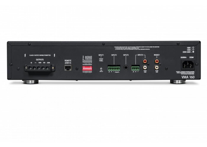 JBL VMA 1240 240W/100V Mixer-Amplifier, Bluetooth/USB