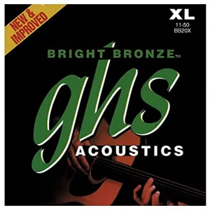 GHS CCBB20 Akustik Gitar Teli Set, XL Extra Light 11-50