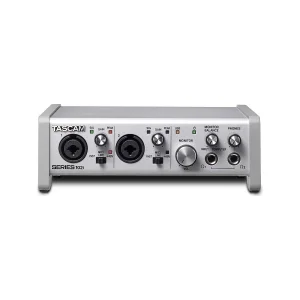 Tascam SERIES 102I USB-2.0 Audio-/MIDI-Interface, 10 In (2 Analog + 1 SMUX) and 2 Out, MIDI, DSP-MIxer