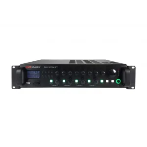 Work PM-1204BT 4-zone Mixer-Amplifier 120W/100V USB,Radyo, Bluetooth