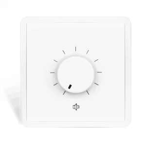 Audac VC3102/W 100V volume controller 100W 80 x 80 mm 