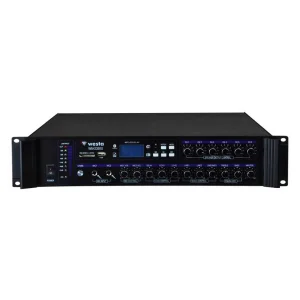 WESTA WM-2350U 350W/100V Mixer-Amplifier 6-zone Usb/Sd/Mp3 Player, IOS, Android APP Control