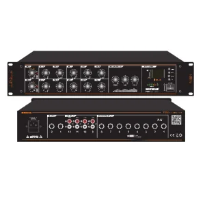 Mickle P1201 19 Preamp-Mixer, USB/SD/Bluetooth 12 Kanal, 4 Aux,