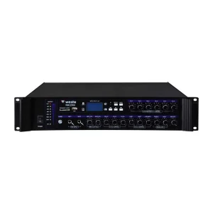 WESTA WM-2250U 250W/100V Mixer-Amplifier 6-zone Usb/Sd/BT Player