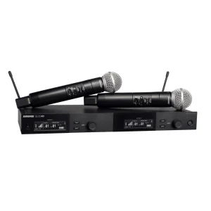 SHURE SLXD24DE/SM58 Çift El Kablosuz Mikrofon Seti