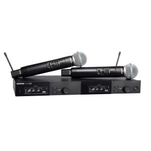 SHURE SLXD24DE/B58 Beta58 Çift El Kablosuz Mikrofon Seti