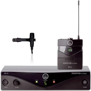 AKG WMS45 Presenter Yaka Tipi Kablosuz Mikrofon Seti