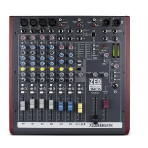 Allen & Heath ZED60-10Fx 8 Kanal (4 Mono / 2 Stereo) Analog Deck Mikser