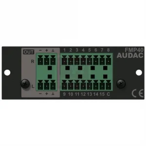 Audac FMP40 SourceCon™ voice file media player module