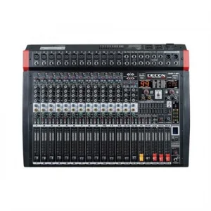 Decon DMP162FX 16 Kanal Power-Mixer 2x500W/4-ohm Bluetooth USB