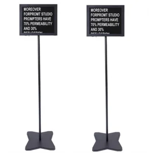 Fortinge PROM19-D-HB Çift 19 Miting Prompter-Çiftli Set, Parlaklık 1000 cd/m²