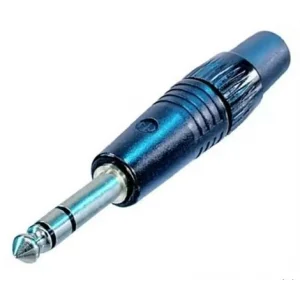 Neutrik NP3X-BAG Stereo 6.3 mm. Çivi Jack Siyah