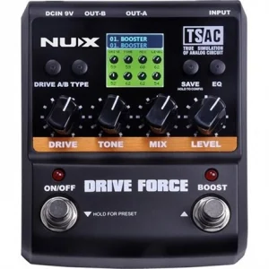 Nux Drive Force Overdrive Ve Distortion Pedalı