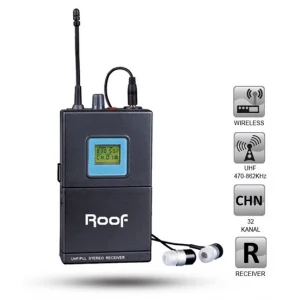 ROOF R-3R Tour Guide Body Pack Receiver + Headphone