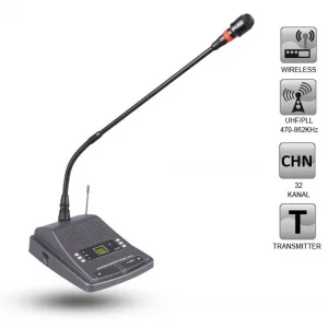 Roof R 620 masa üstü Transmitter mikrofon, Set Parçası (733 mhz)