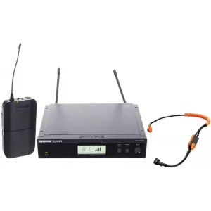 SHURE BLX14RE/SM31 Sport Headset Kablosuz Mikrofon Seti Rack Tipi