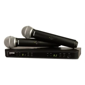 SHURE BLX288E/BETA58 Çift EL Kablosuz Mikrofon Seti