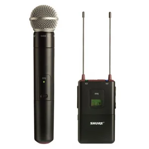 SHURE Fp25/Sm58 Kamera İçin El Kablosuz Mikrofon Seti