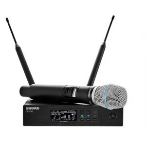 SHURE QLXD24E/B87A Beta El Tipi Kablosuz Mikrofon Seti Supercardioid Capsül