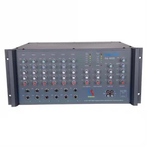 Startech SAFIR S6-800-USB-100V 6 Kanal Mixer-Amplifier 2x400W/100V USB Bluetooth