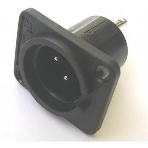 Ttaf 8400-3B 3-pin şasi tip Erkek XLR, Plastik Gövdeli