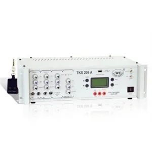 West TKS 209A V2 Amplifikatör + Dijital Okul Zili 2x150W/4-ohm USB Girişli, Rack Tipi