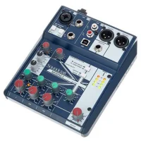 Soundcraft Notepad-5 5 Kanal Analog Mikser 1 Mono & 2 St,2 Rca Giriş,Usb Pc Bağlantısı