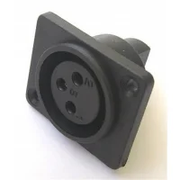 Ttaf 8400-3A 3-pin şasi tip Dişi XLR Konnektör, Plasik Kasa