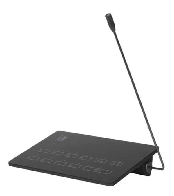 Audac MPX88 SurfaceTouch™ paging microphone 8 zones
