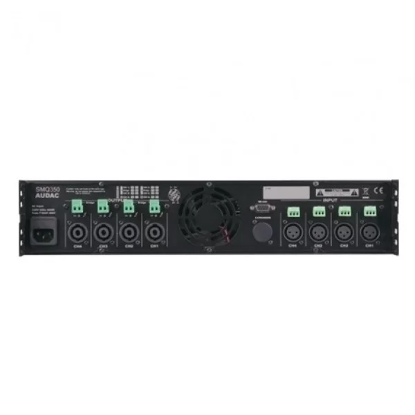 Audac SMQ350 DSP Quad Power Amplifier 4x350W/4-ohm