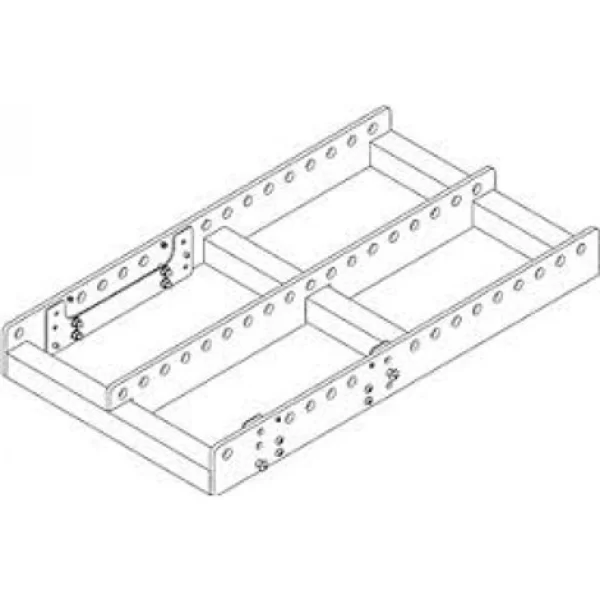 QSC AF3082-L-BK Large array frame for use with WL3082 and WL212-sw