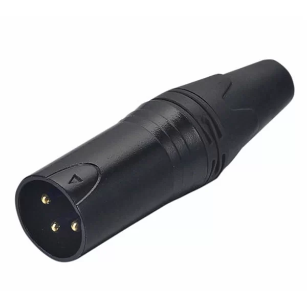 Seetronic SC3MXX-BG Kablo Tip Erkek 3 Pin XLR Konnektör Siyah