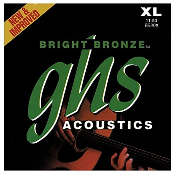 GHS CCBB20 Akustik Gitar Teli Set, XL Extra Light 11-50