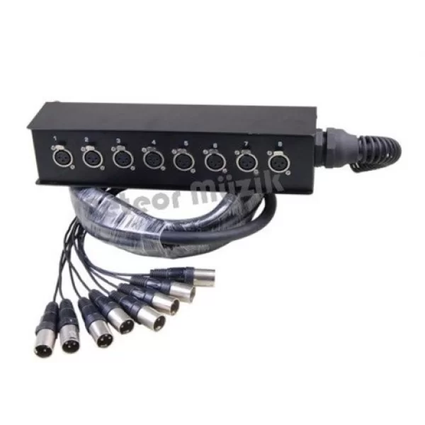 Neutrik 0830N Hazır Stagebox 8 Kanal 30mt