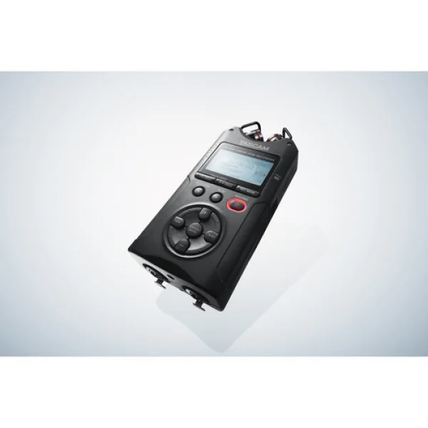 Tascam DR-40X Handheld 4-track recorder, dual recording (2x stereo),XLR ins with phantom power, overdub, mixdown, AB/XY mic configurations, MS decoder