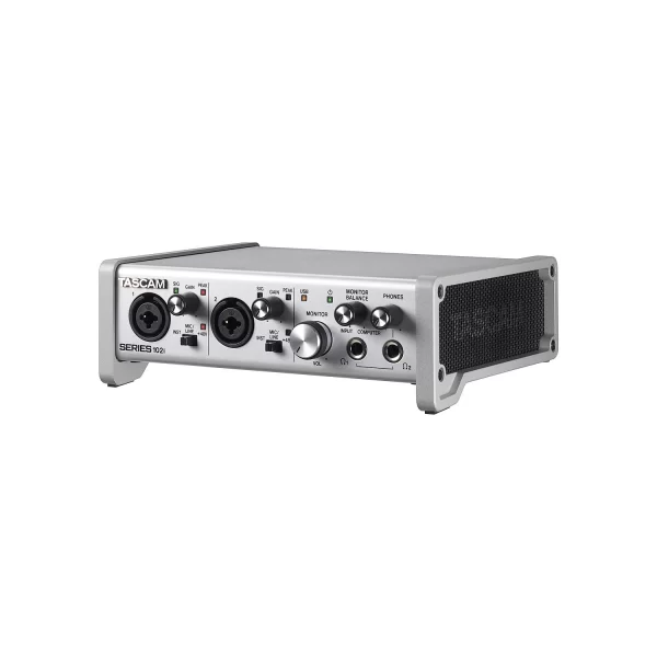 Tascam SERIES 102I USB-2.0 Audio-/MIDI-Interface, 10 In (2 Analogue + 1 SMUX) and 2 Out, MIDI, DSP-MIxer