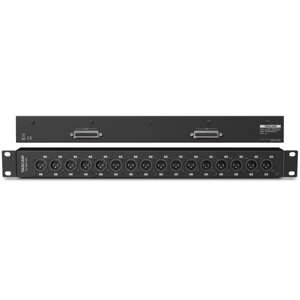 Tascam BO-16DX-OUT breakout Box with 16 Balanced Outputs XLR(M) from 2* SUB-D25