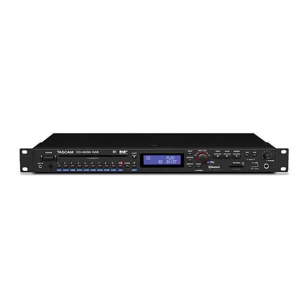 Tascam CD-400UDAB CD/SD/USB/Bluetooth Player with BlueTooth Receiver and DAB+/FM-Tuner