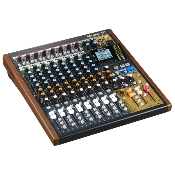 Tascam MODEL 12 10-Kanal Analog Mikser With 12-Track Dijital Kaydedici