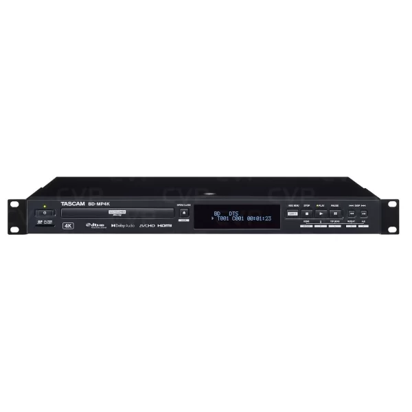 Tascam BD-MP4K Professional 4K/UHD-Blu-Ray Player for Touring and Installation