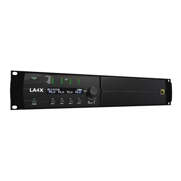 L-Acoustics LA4X Quad Power Amplifier & Controller 4x1000W/8-ohm Network AES/EBU